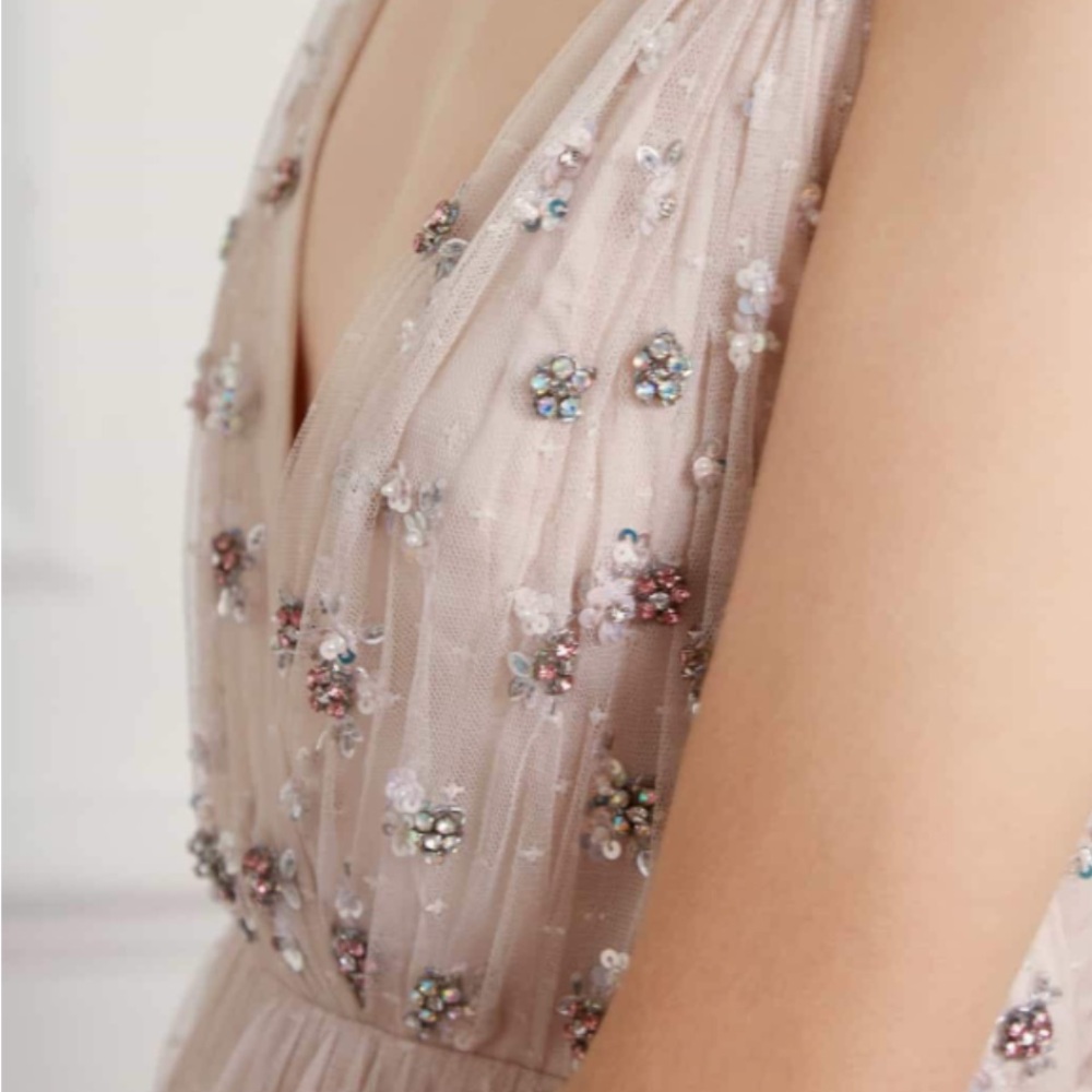 Needle & Thread “Neve” Blush Embellished Gown - Picture 13 of 14